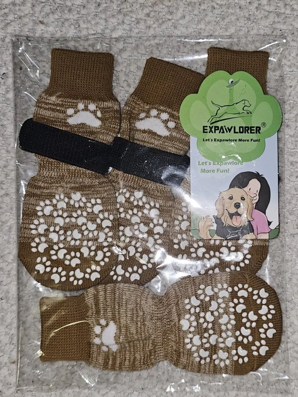 Expawlorer - Pack of Dog Socks - New Without Tags